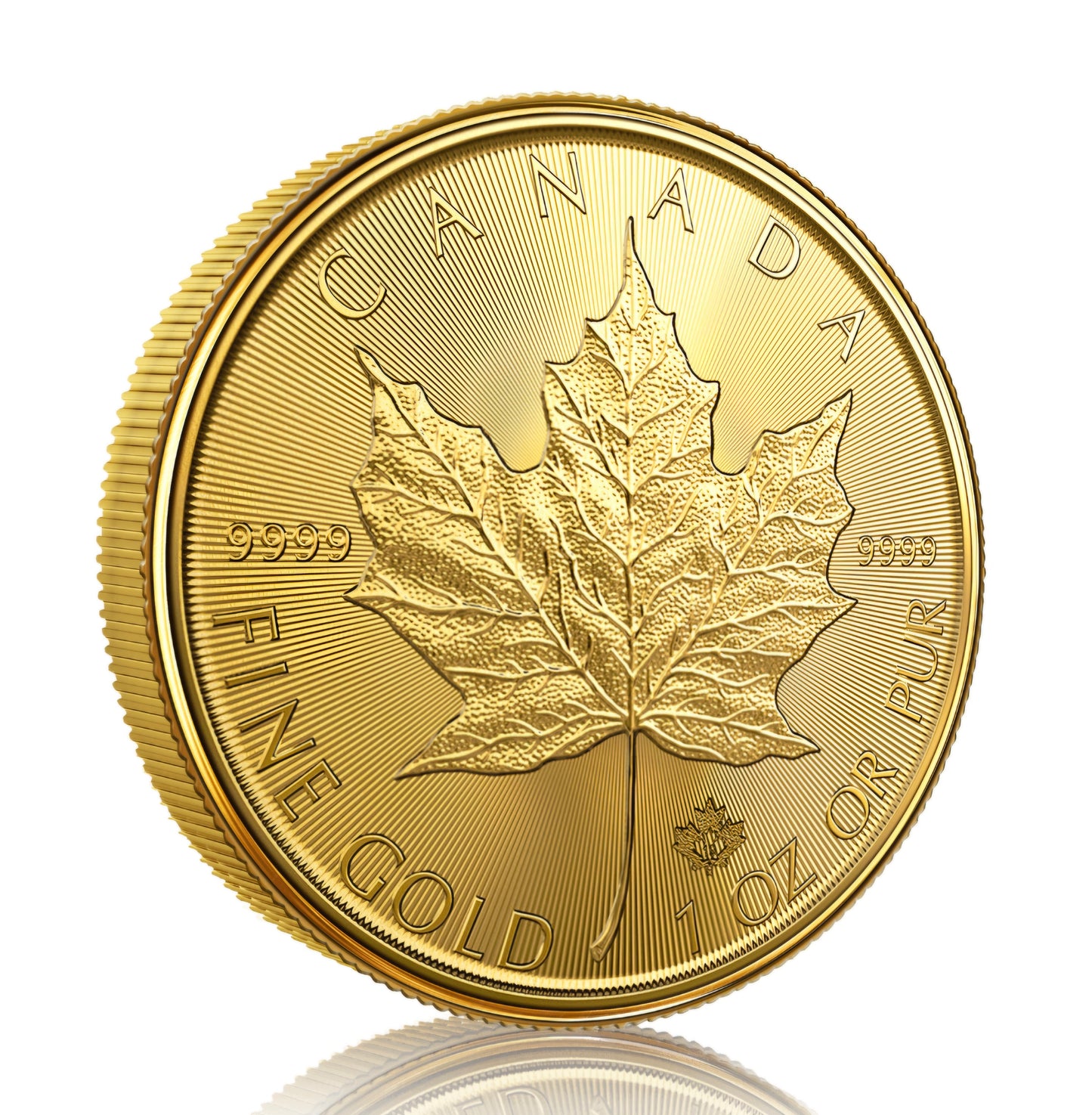 1oz Gold Canadian Maple Leaf (2018)